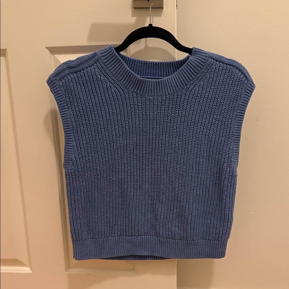 Abercrombie Blue Sleeveless Women's Sweater